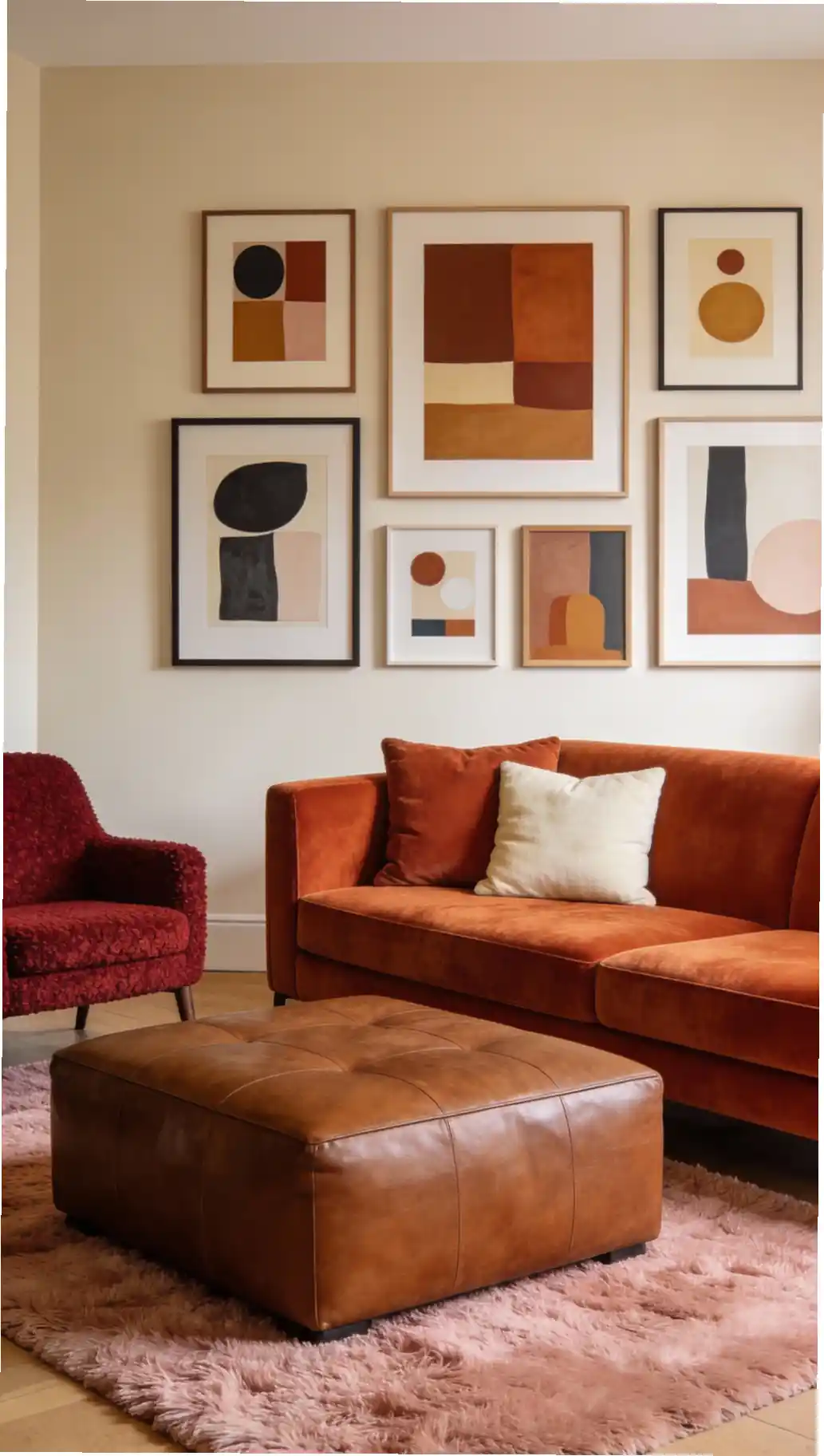 Textured Eclectic Living Space