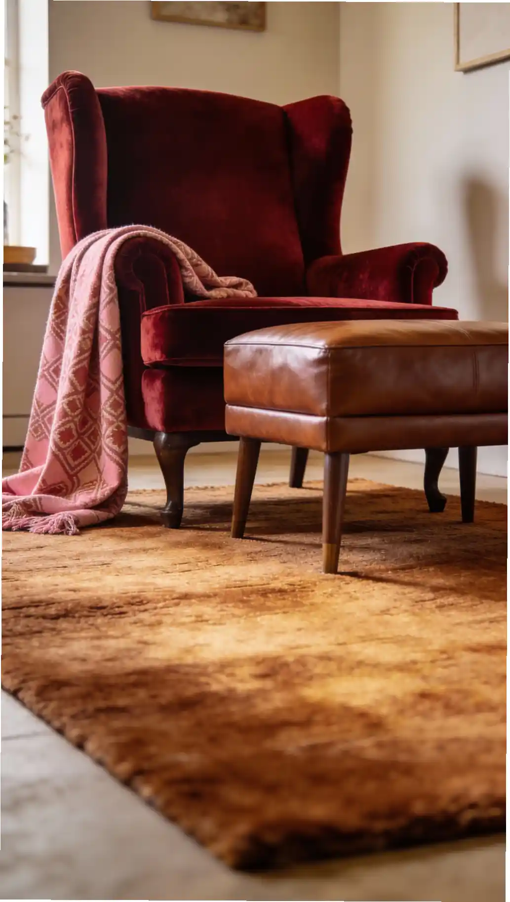 Statement Velvet Armchair Focus