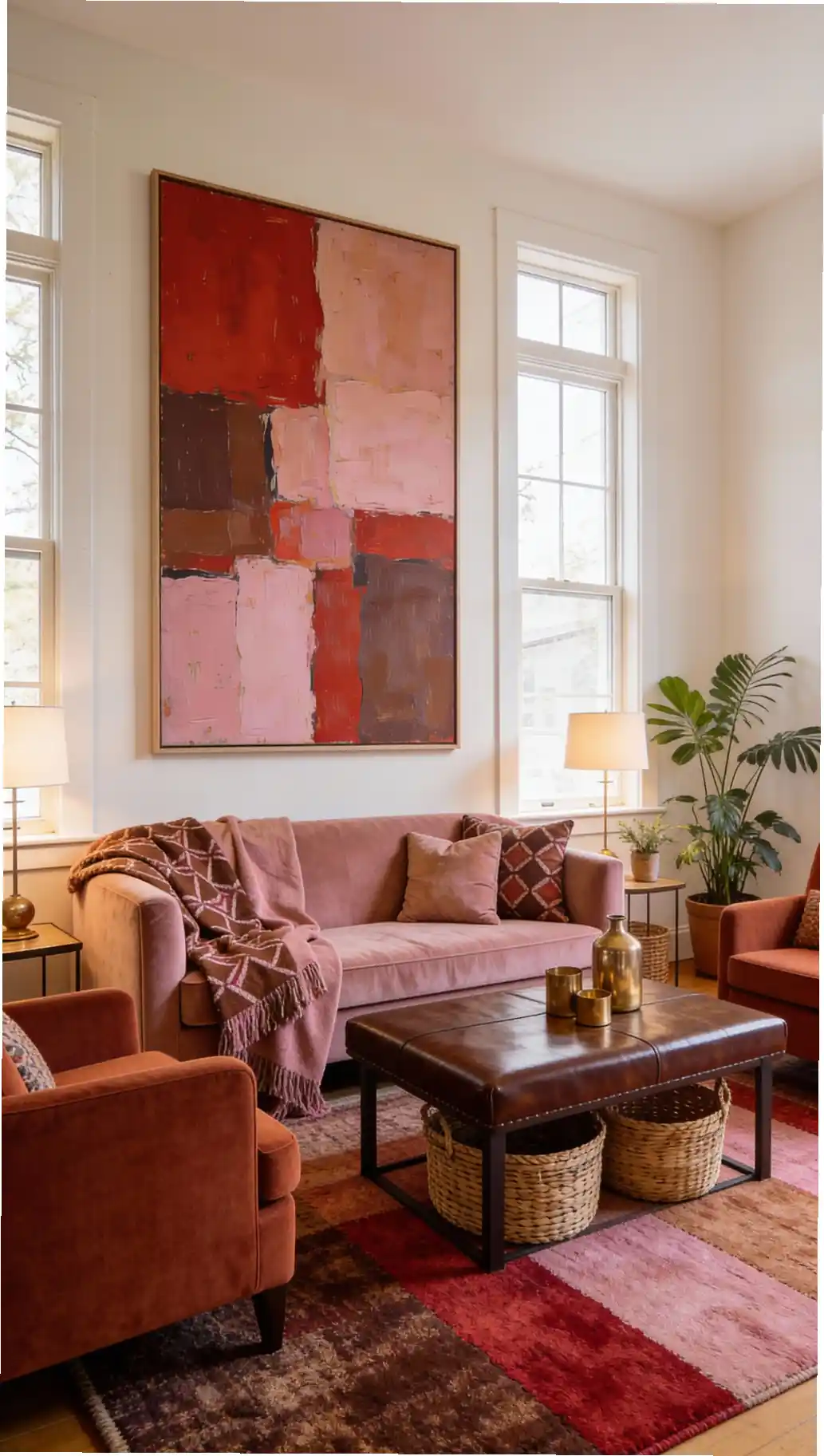 Blush, Rust, Chocolate Comfort