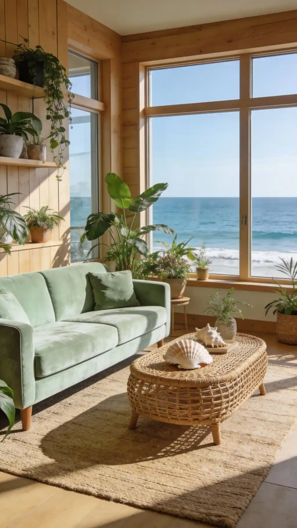 Coastal Calm Green Accents