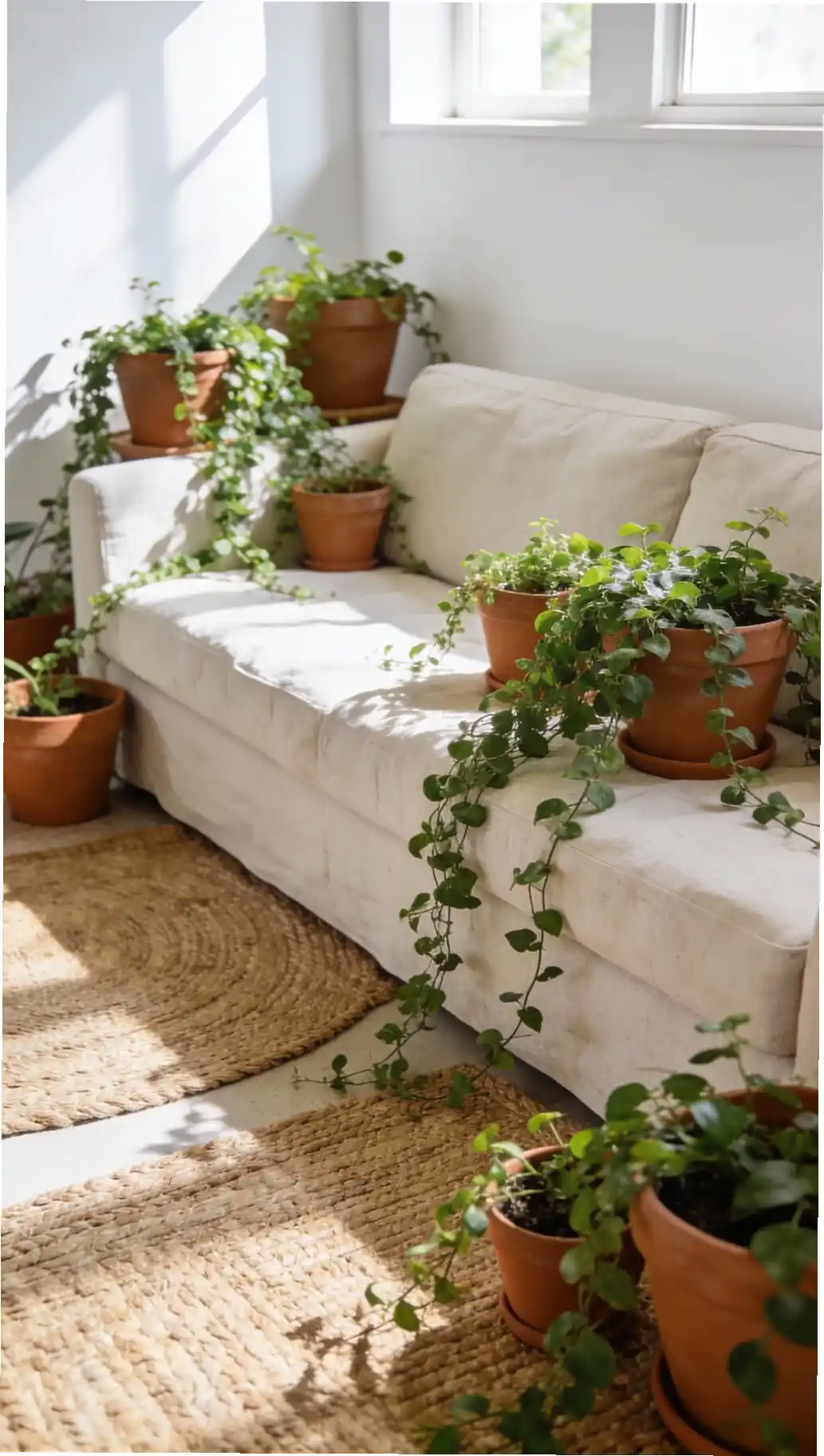 Terracotta Pots & Lush Greenery