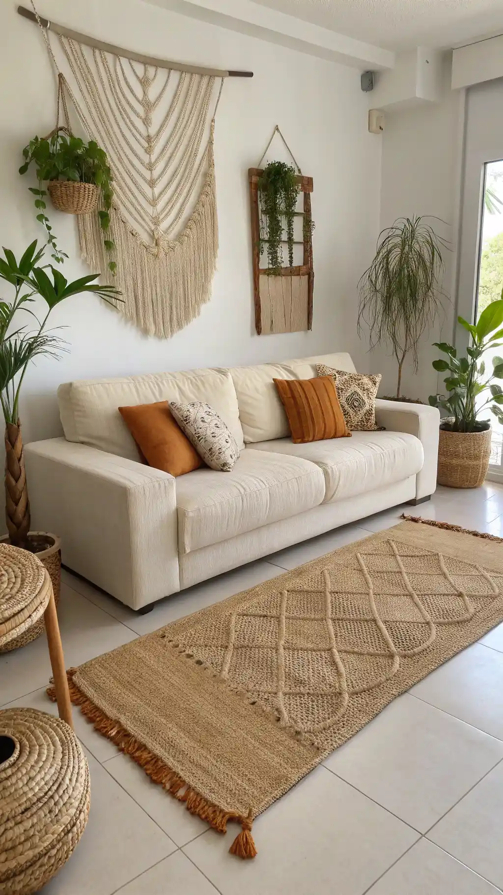 Textured Boho Tile Oasis