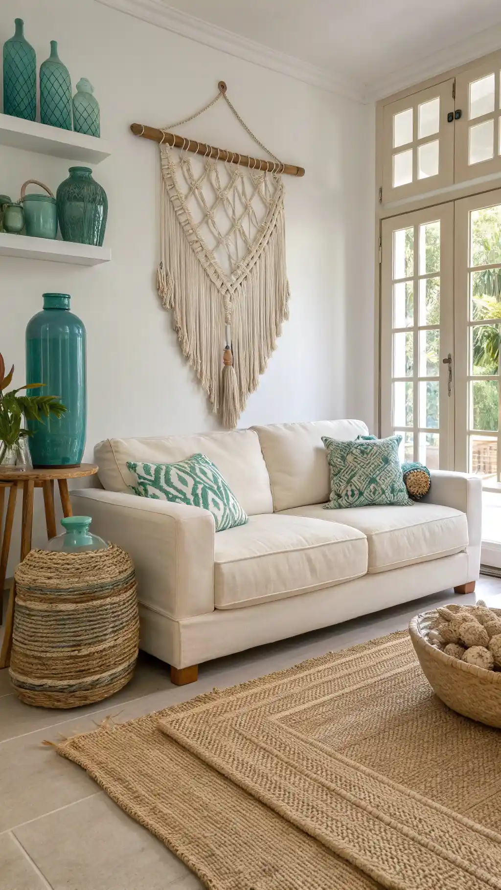 Coastal Bohemian White Tile