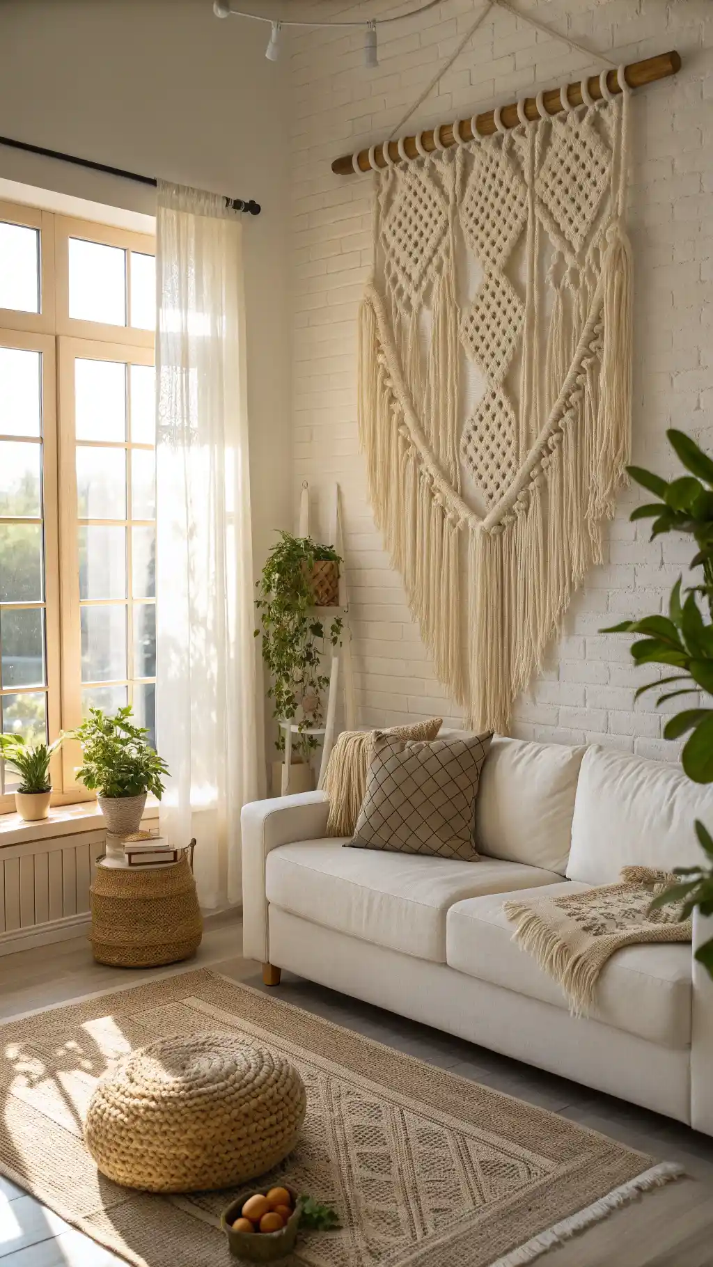 Textured Macrame Wall Hanging