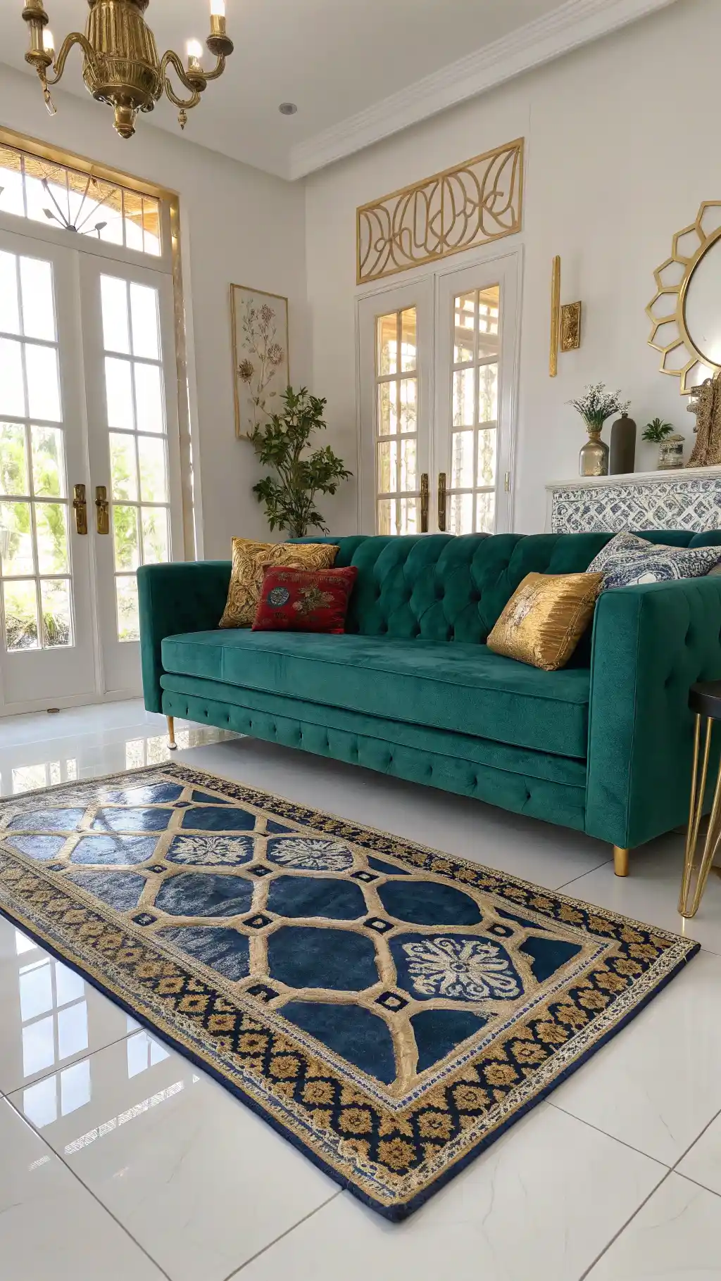 Jewel Tone Boho Tile Style