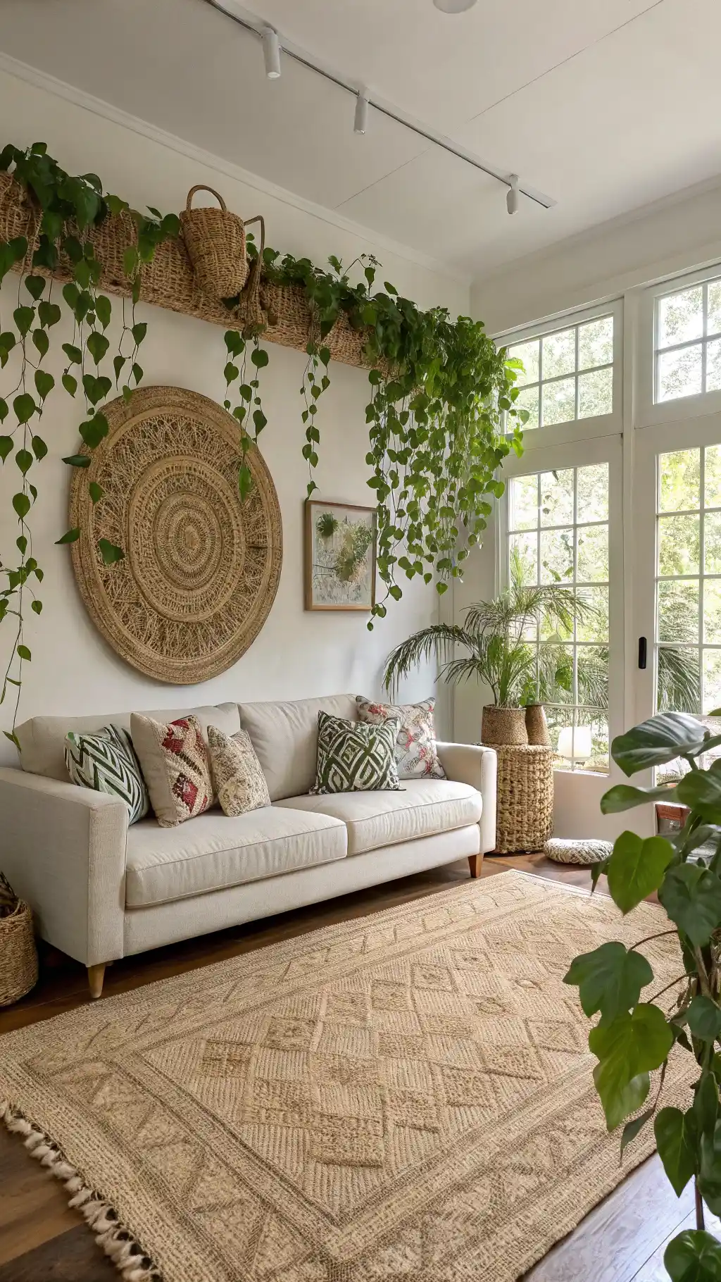 Serene Plant-Filled Boho Space