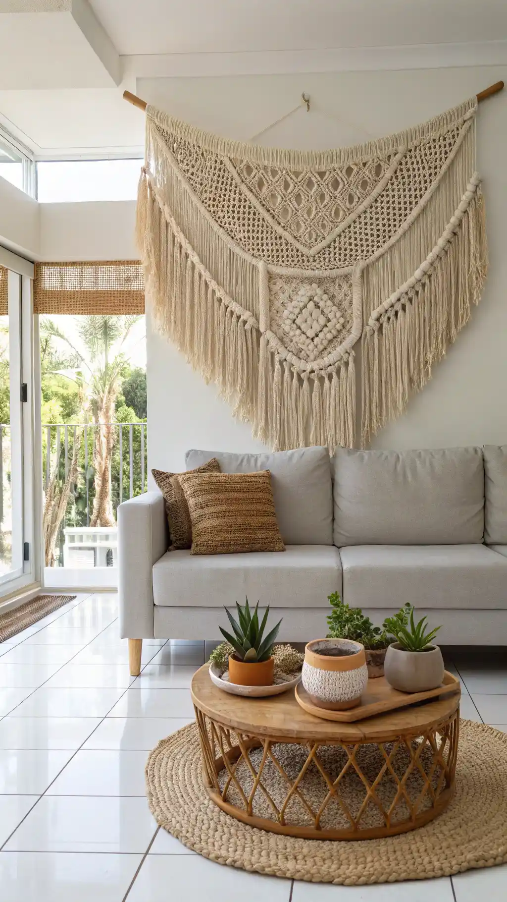 Oversized Woven Wall Tapestry
