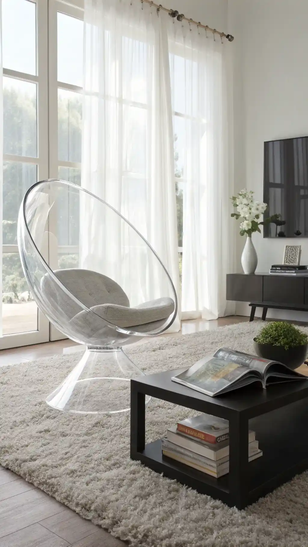 Bubble Chair Retro Chic Setup