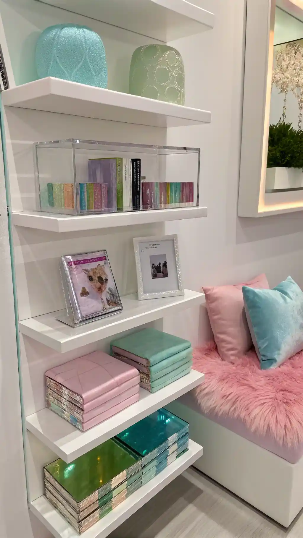 Compact Accent Shelving Display