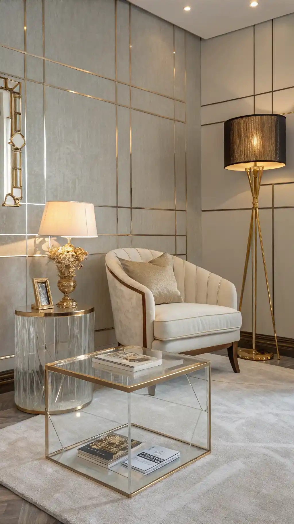 Lucite Furniture Accent Pieces