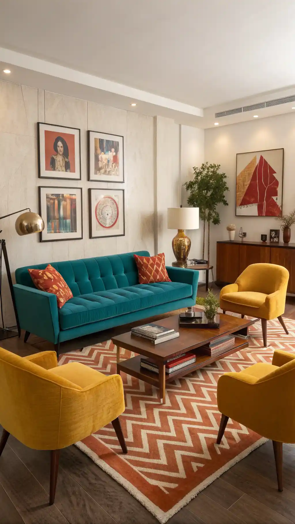Mid-Century Modern Color Pop