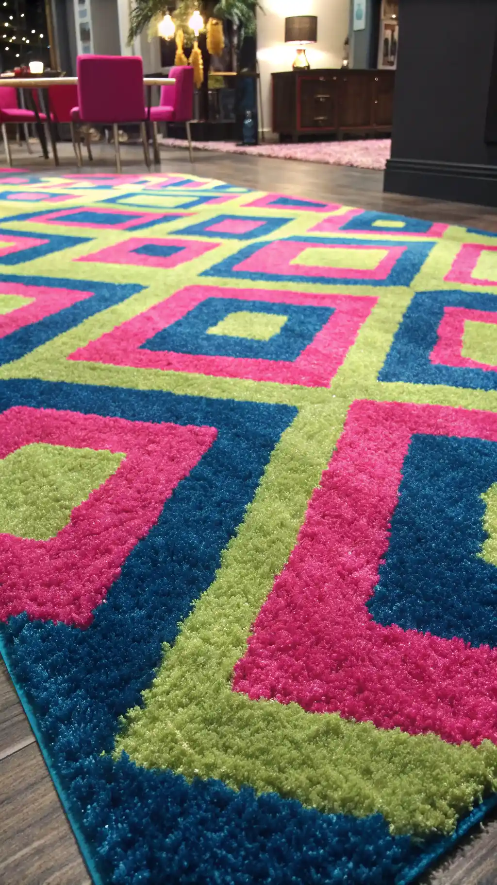 Bold Geometric Carpet Power Center