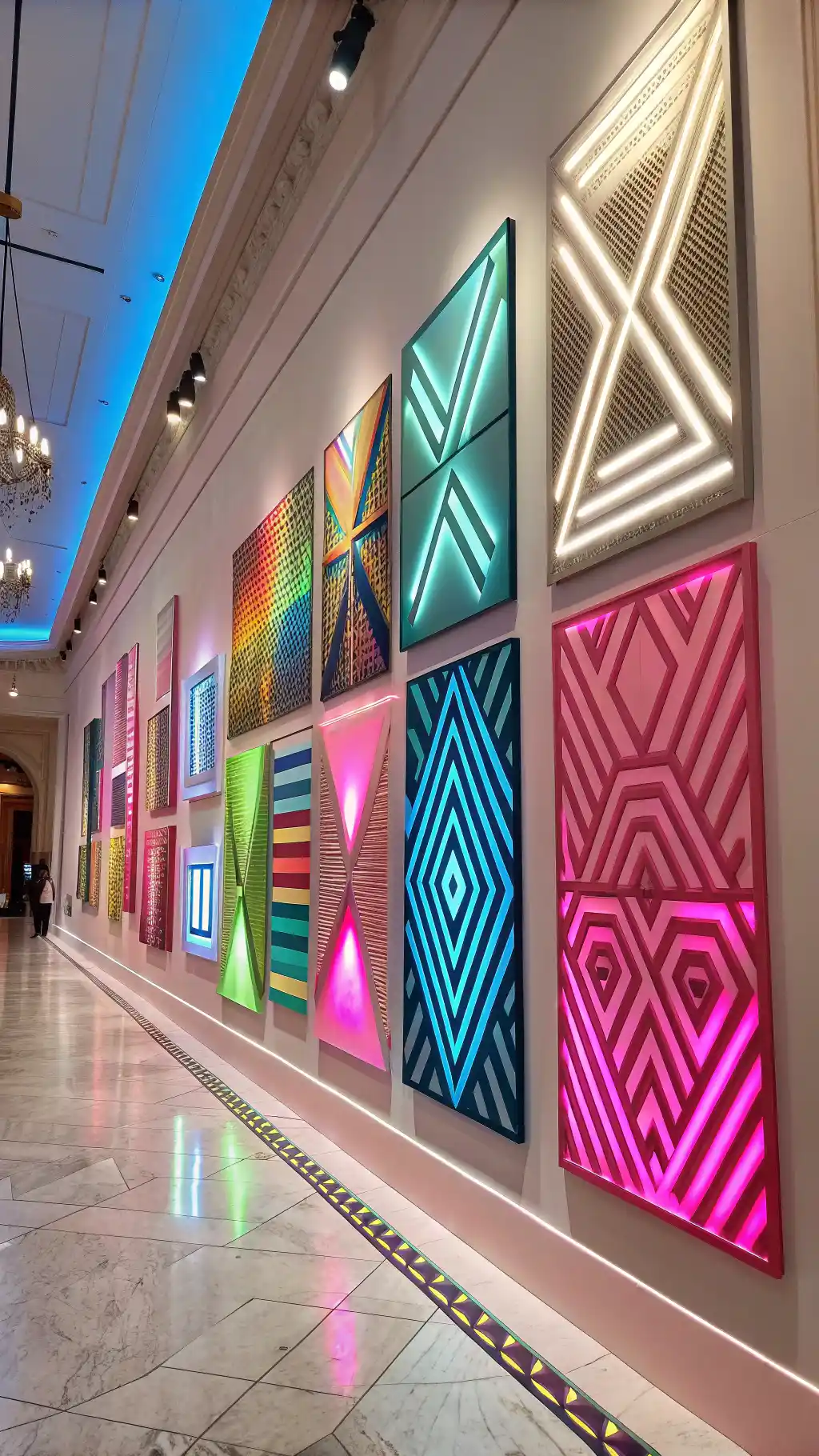 Geometric Wall Art Explosion