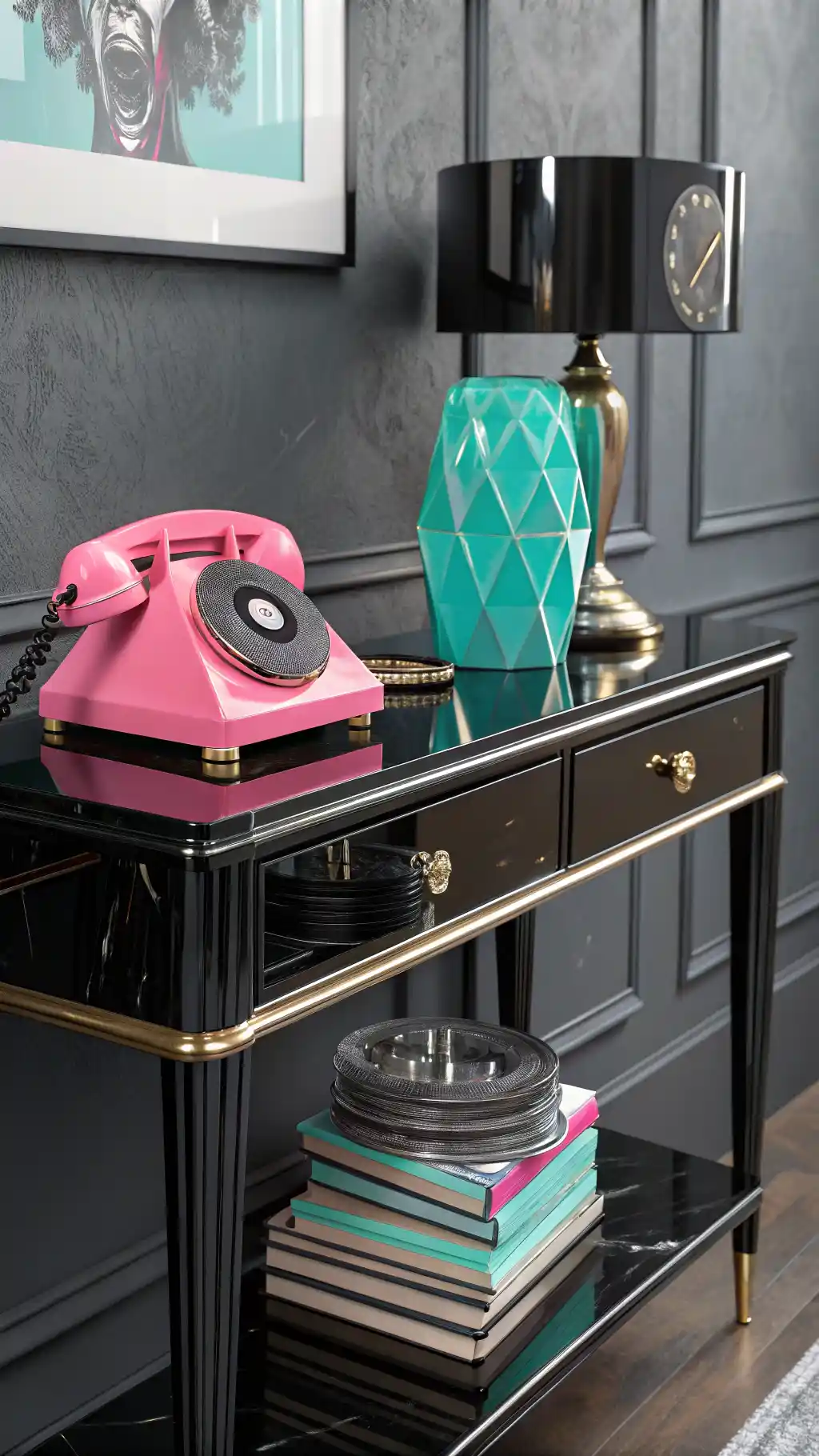 Neon Glow Retro Statement Setup