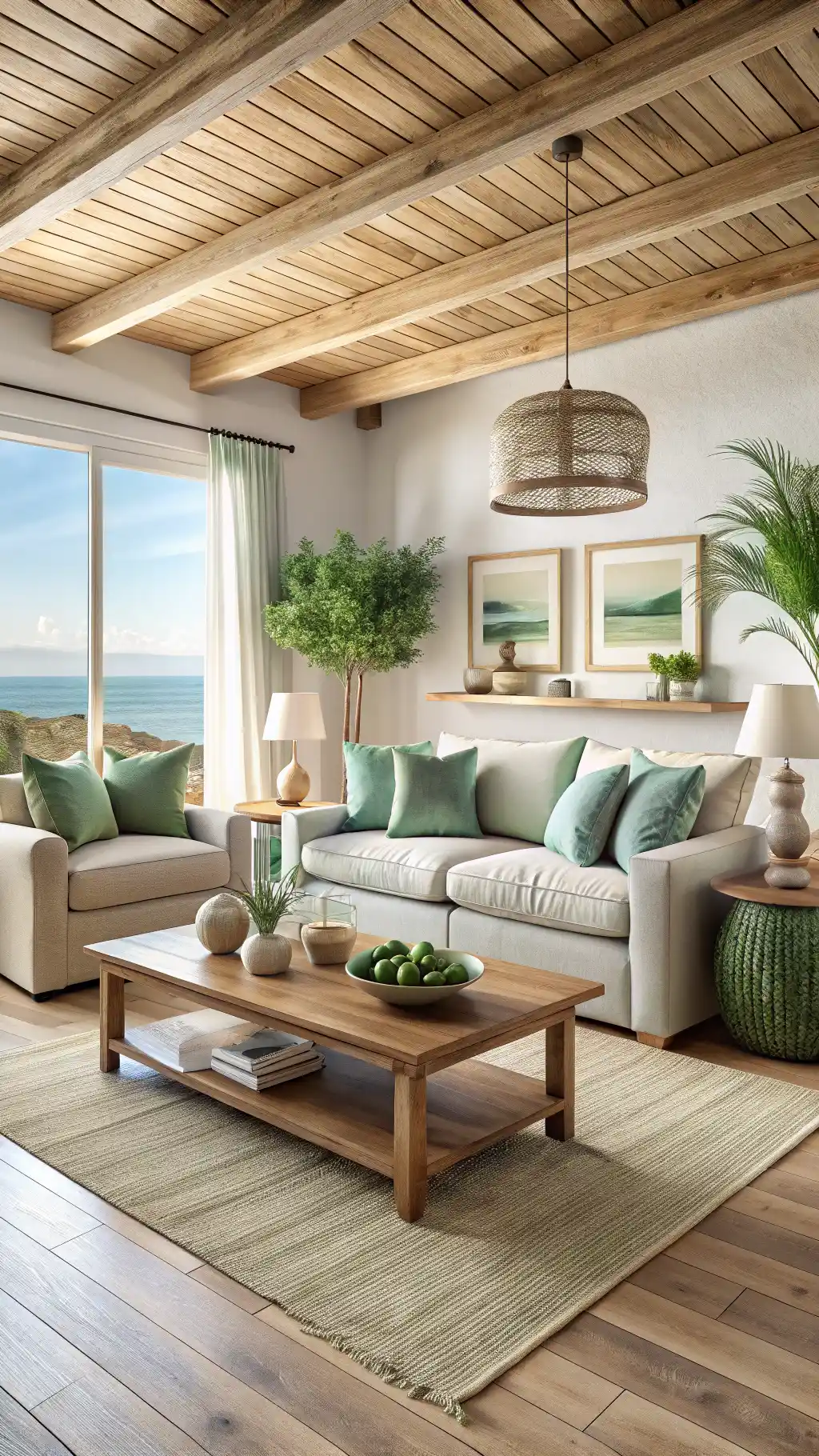 Coastal Calm Mediterranean Retreat