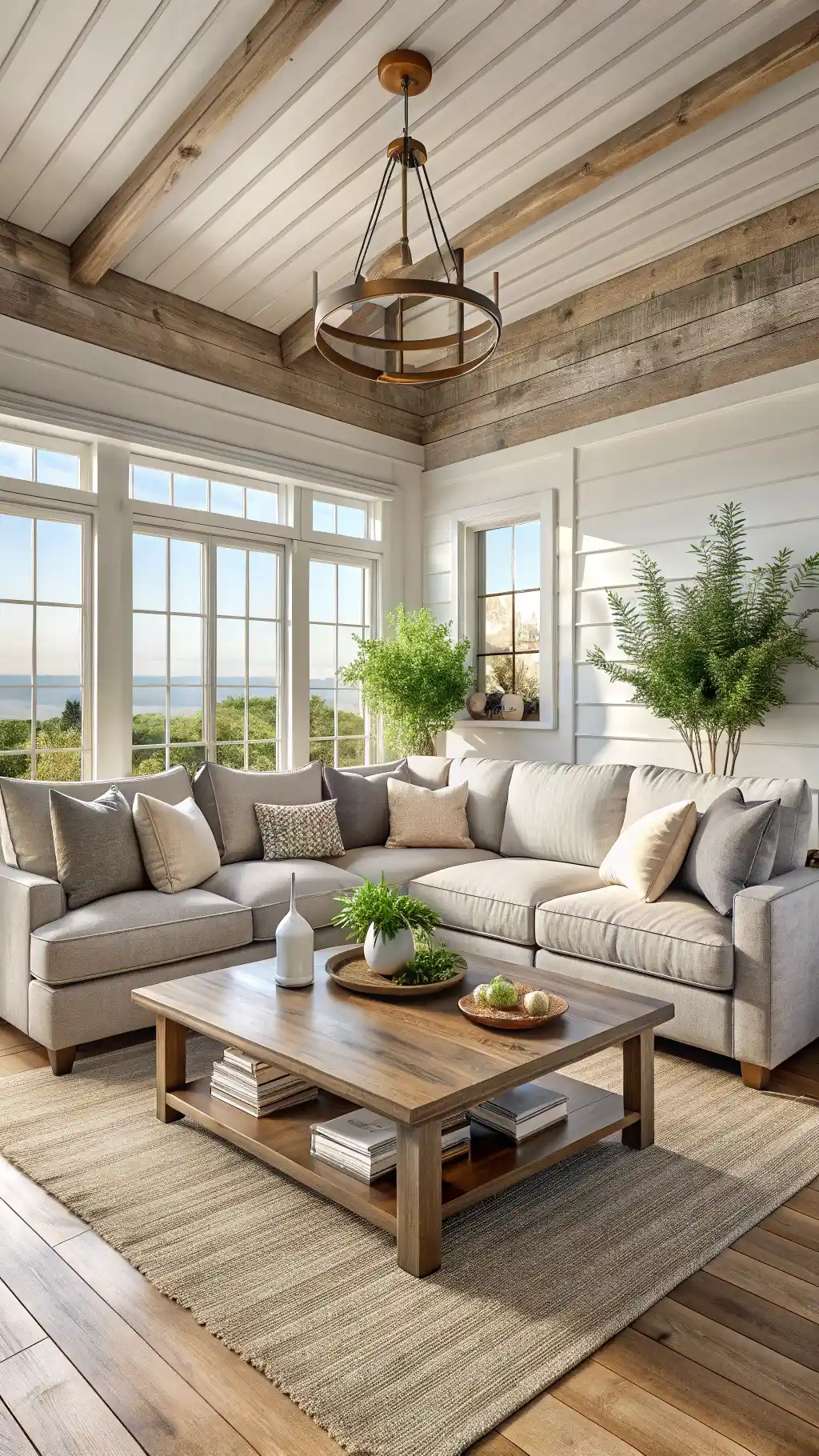 Coastal Farmhouse Garden Retreat