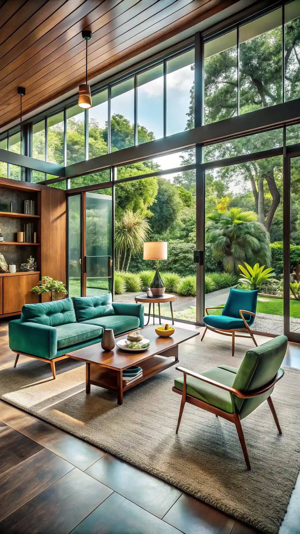 Mid-Century Modern Garden Retreat