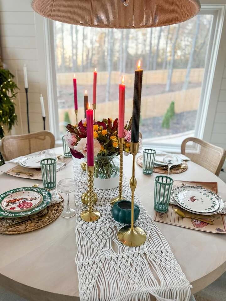dining room table decor