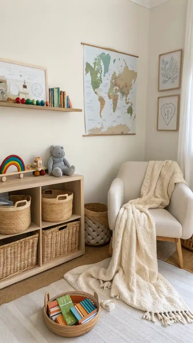 Cozy floating shelf decor ideas for living room