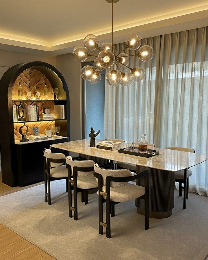 luxury dining room decor