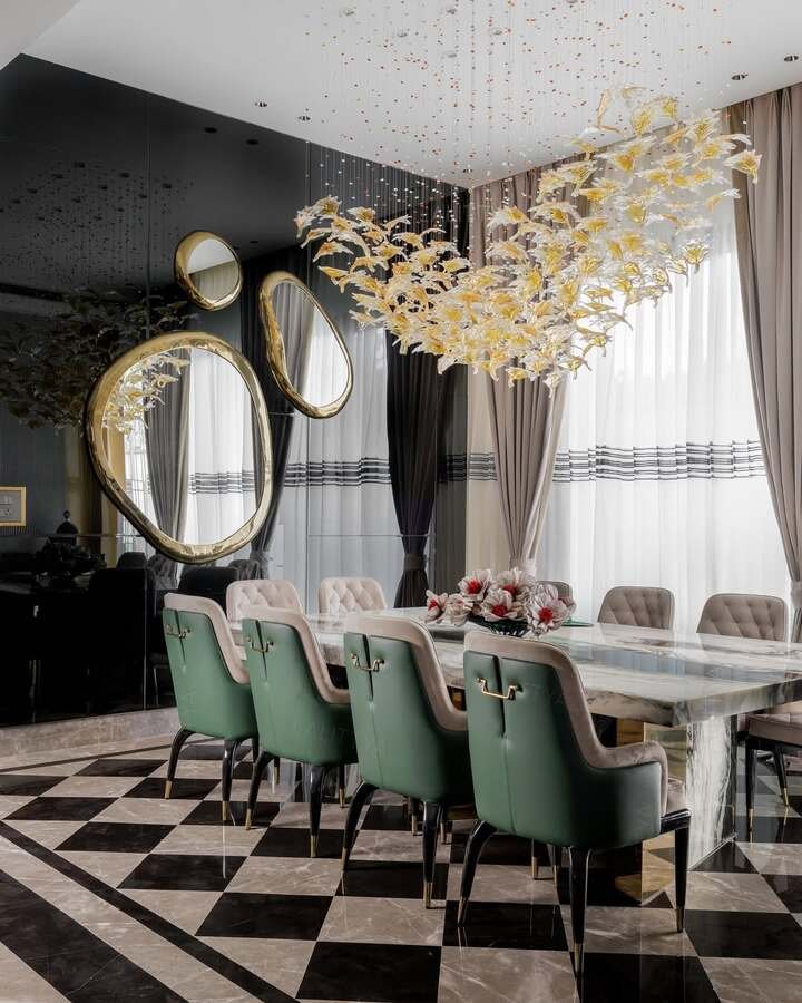 luxury dining room decor