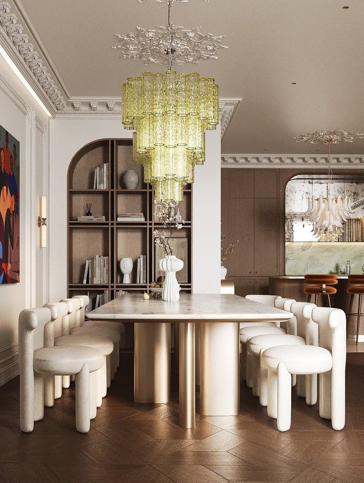 luxury dining room decor