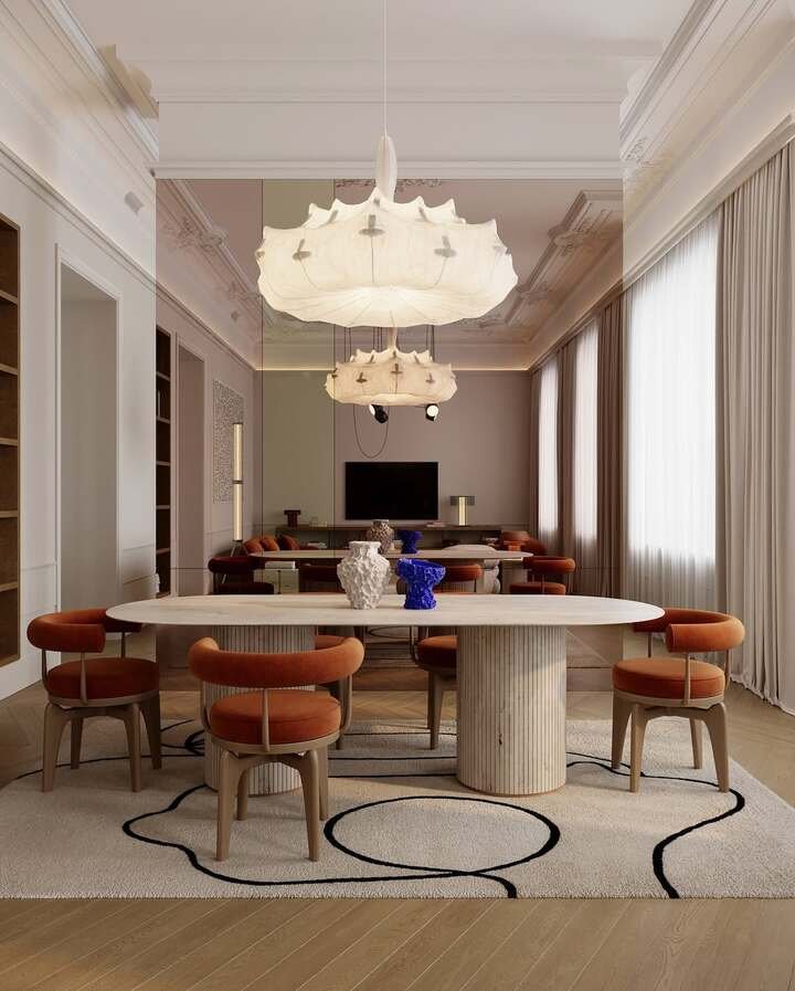 luxury dining room decor