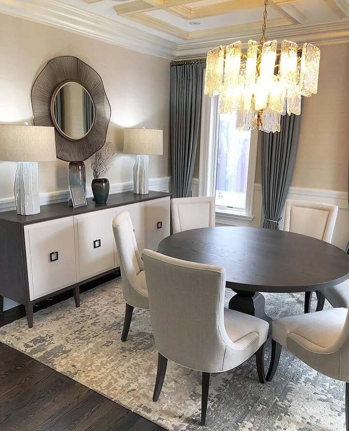 luxury dining room decor