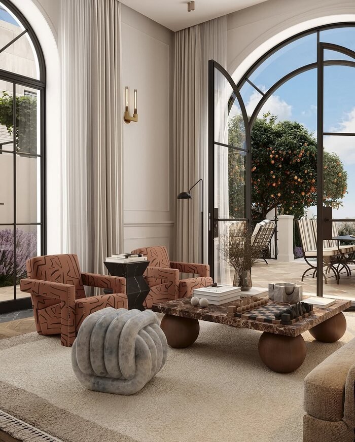 minimalist living room apartment small spaces