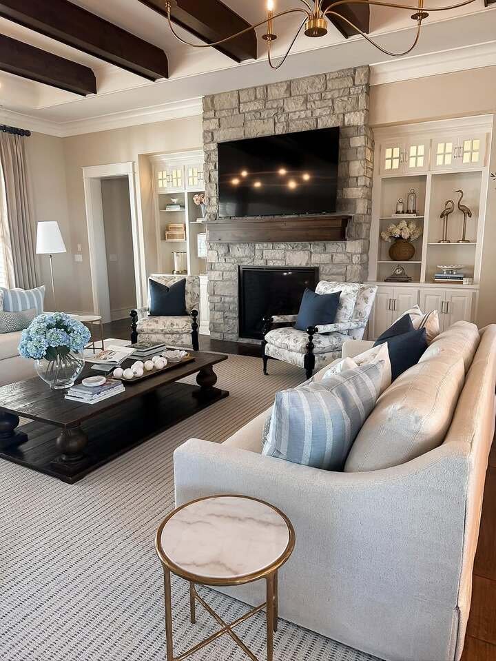 modern country living room