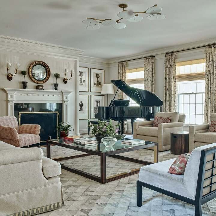 modern country living room