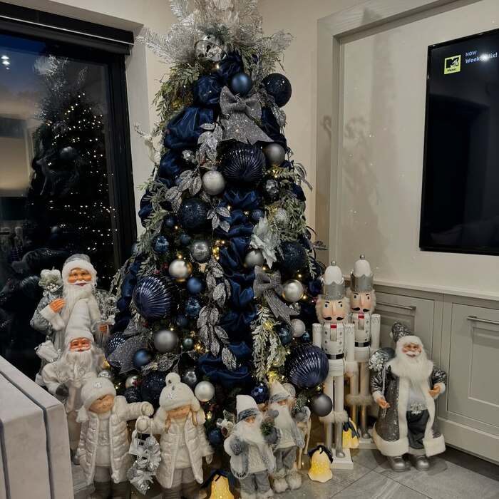 Navy Blue Christmas Tree