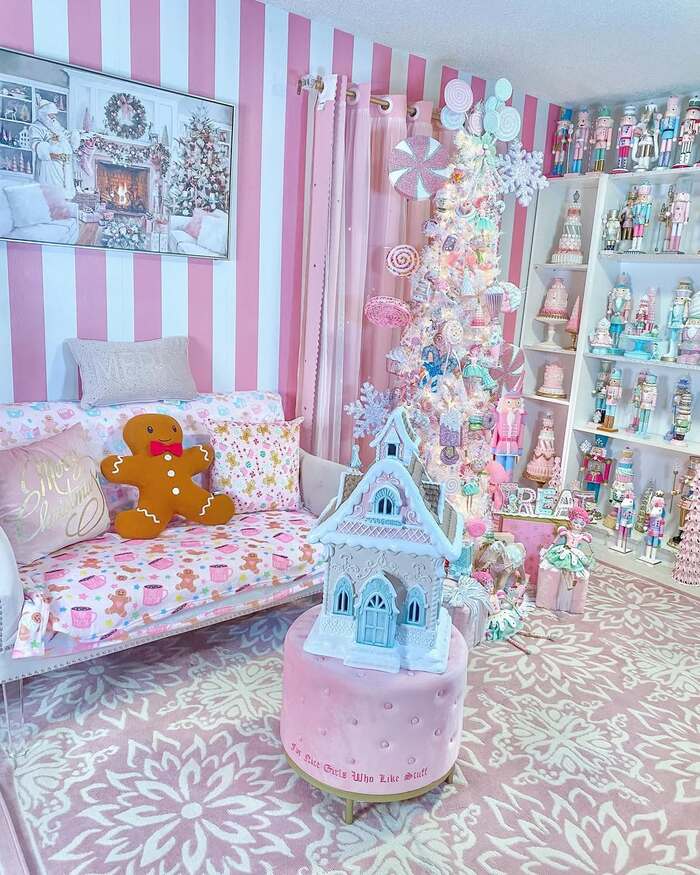 pastel christmas decor