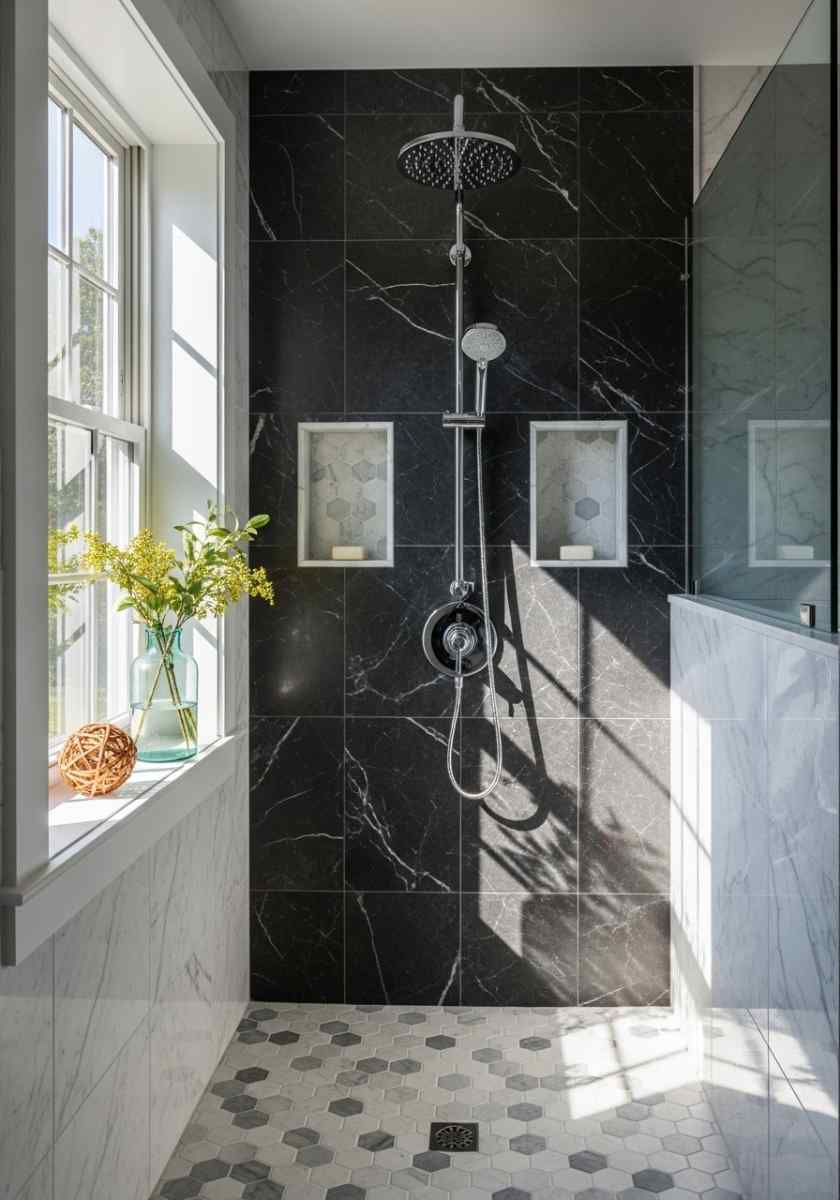 small bathroom walk in shower designs