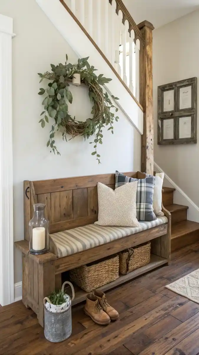 Modern small living room ideas with shoe rack