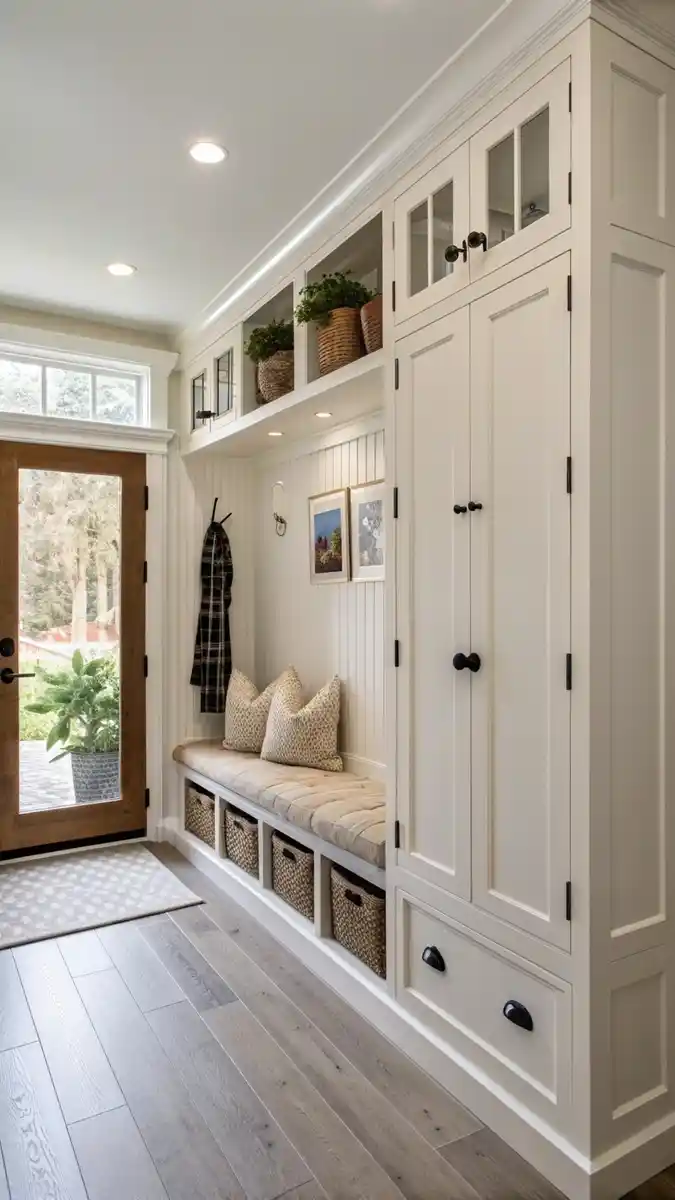 Trendy small living room ideas with shoe rack