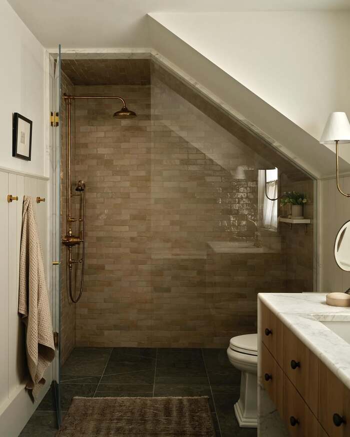 under the stairs bathroom ideas