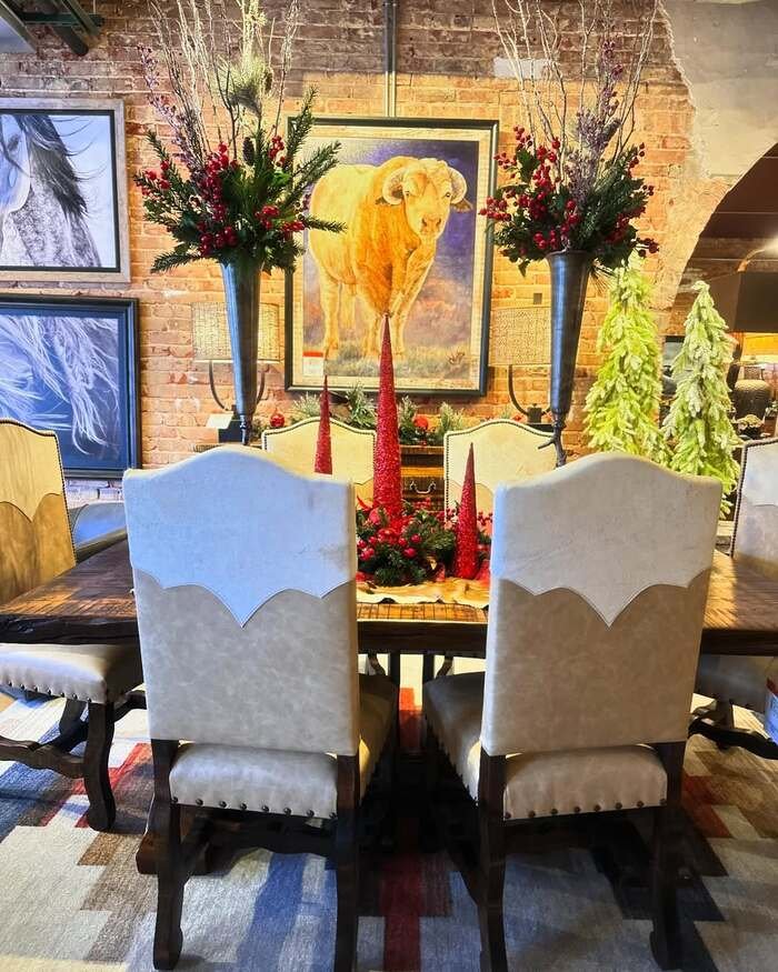 western dining room decor