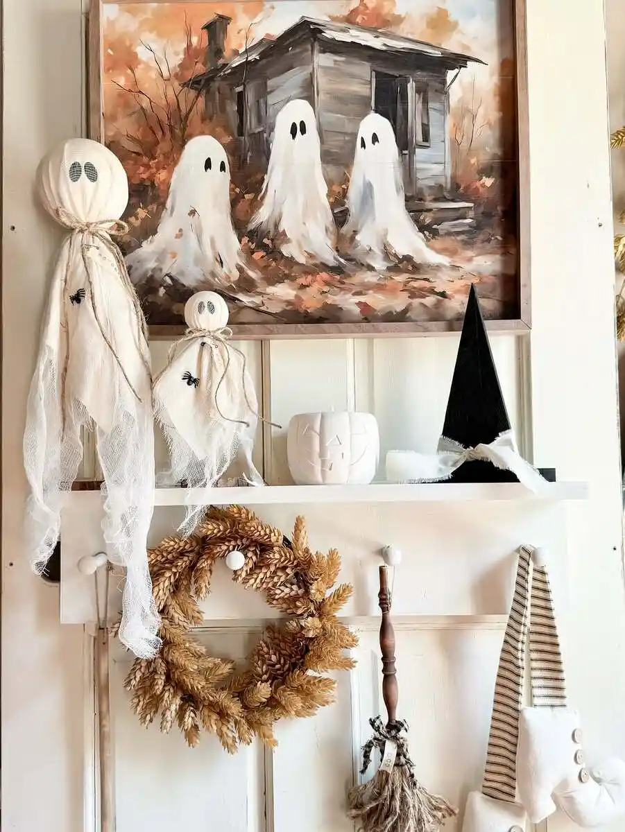 witchy christmas decor living room